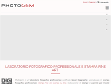 Tablet Screenshot of photogem.it